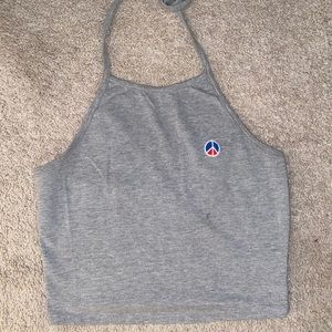 Tank top with USA peace sign